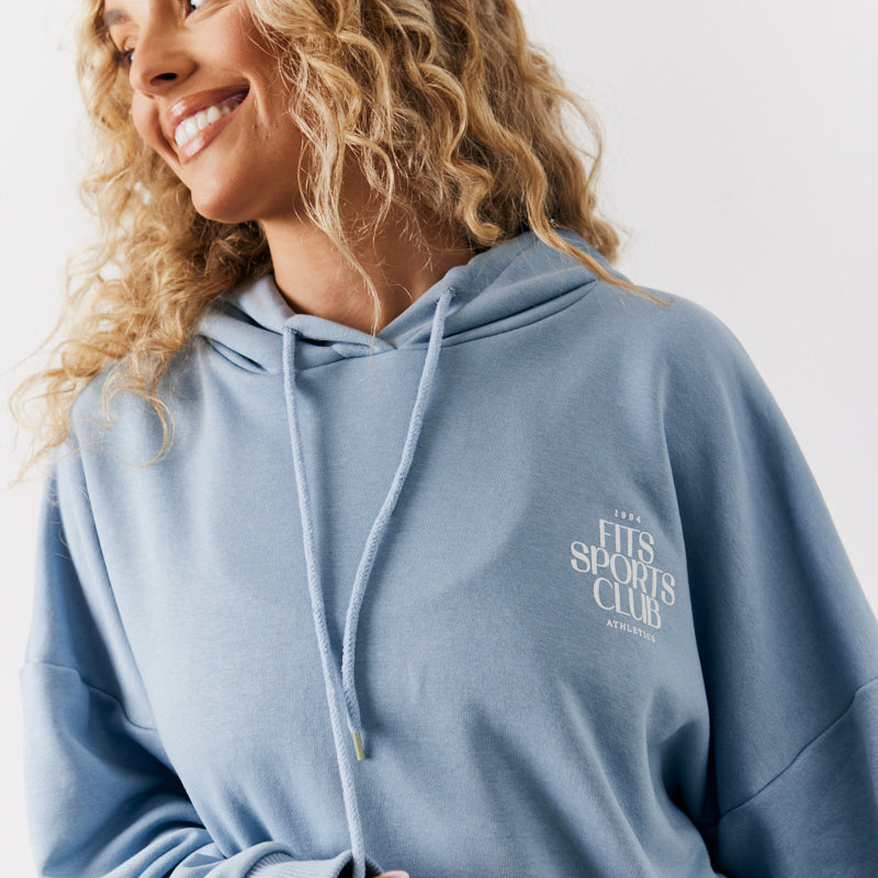 Fits Sports Club Graphic Oversized Hoodie