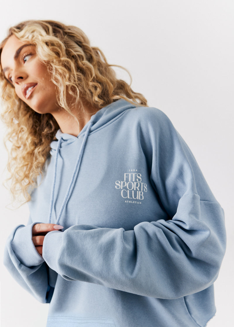 Fits Sports Club Graphic Oversized Hoodie