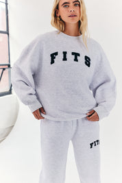 Crew Neck Embroidered Sweater