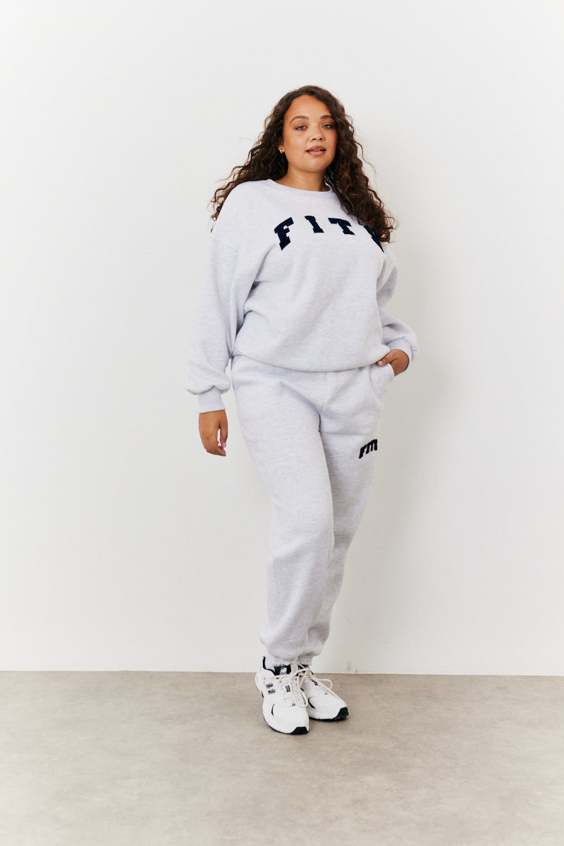 Crew Neck Embroidered Sweater