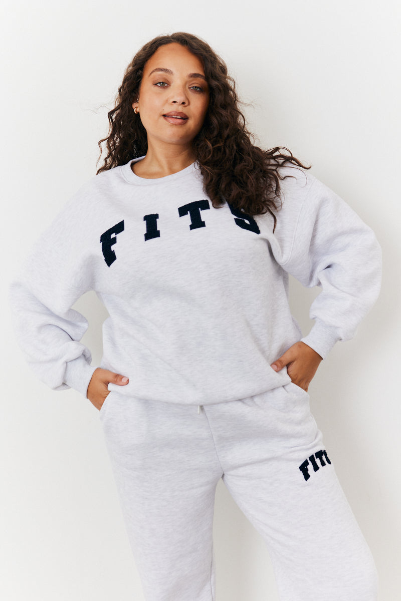 Crew Neck Embroidered Sweater