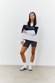 New York Colour Block Varsity Sweatshirt