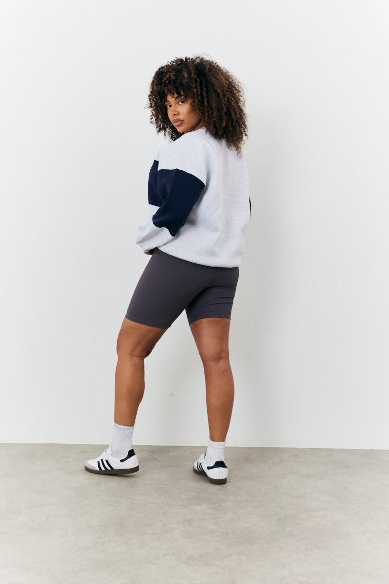 New York Colour Block Varsity Sweatshirt