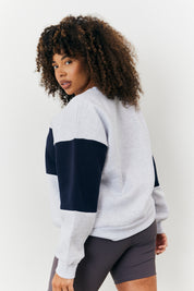 New York Colour Block Varsity Sweatshirt