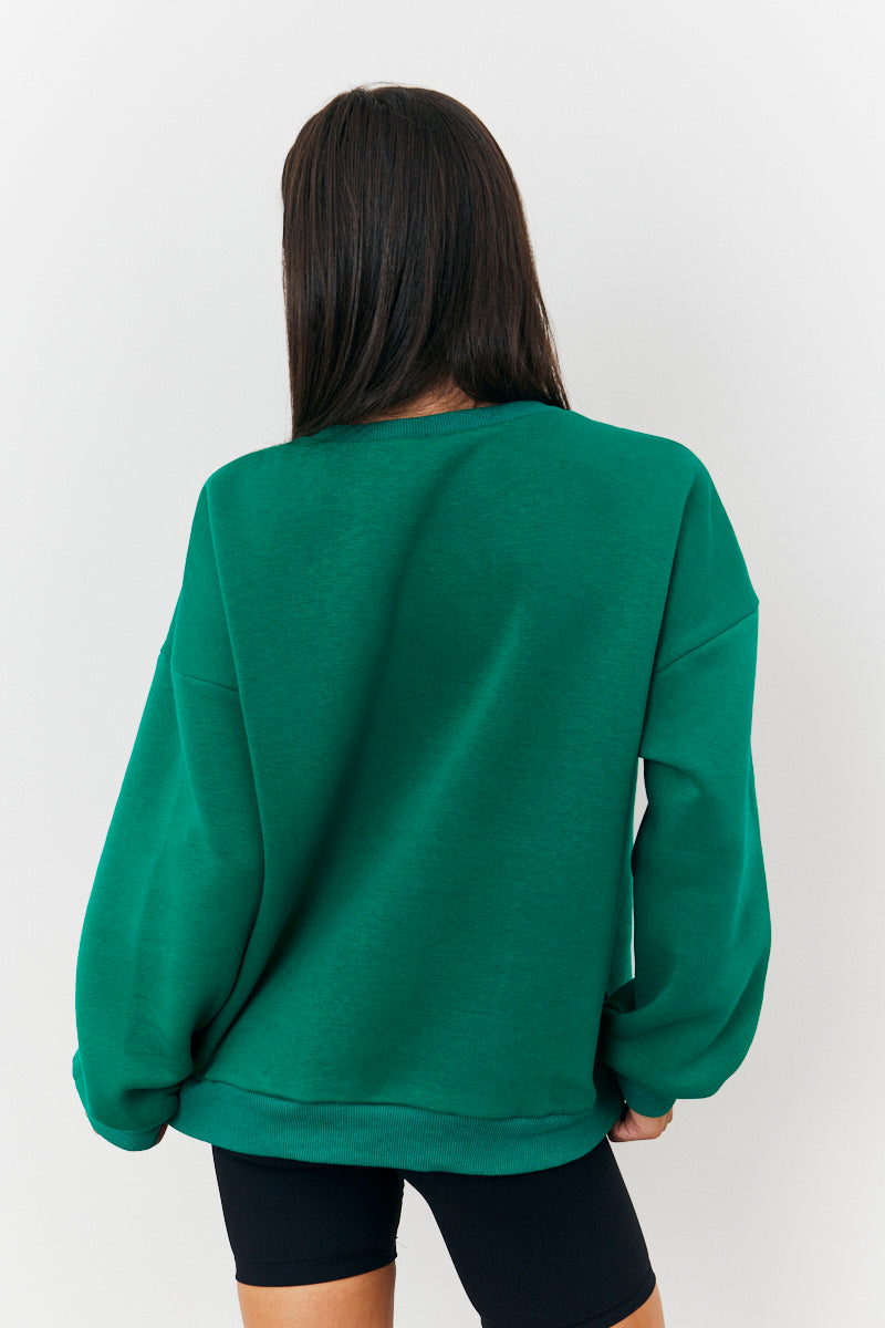 NYC Printed Varsity Sweatshirt