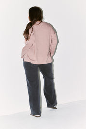 Fits Embroidered Crew Neck Long Sleeve T-Shirt