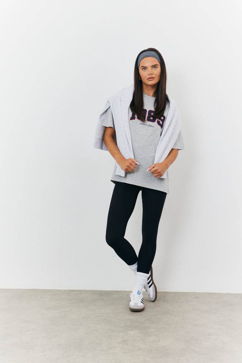1989 Printed Crew Neck Graphic T-Shirt - InTheStyle