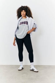 1989 Printed Crew Neck Graphic T-Shirt - InTheStyle