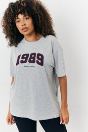 1989 Printed Crew Neck Graphic T-Shirt - InTheStyle