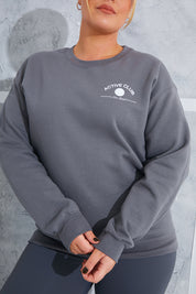 Active Graphic Oversized Sweatshirt