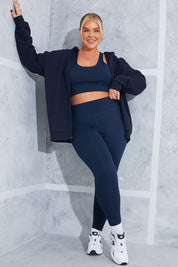 Oversized Zip Through Sweatshirt