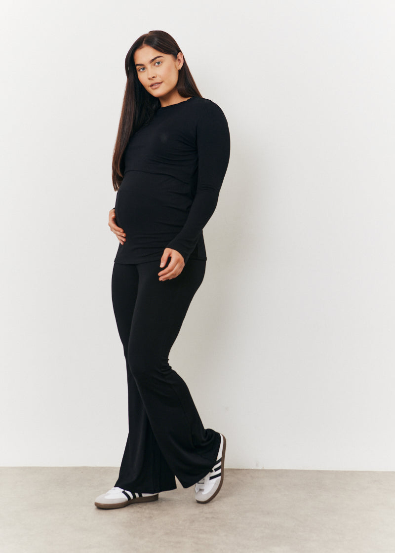 Maternity Kick Flare Leg Trouser