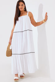 Embroidered Maxi Dress