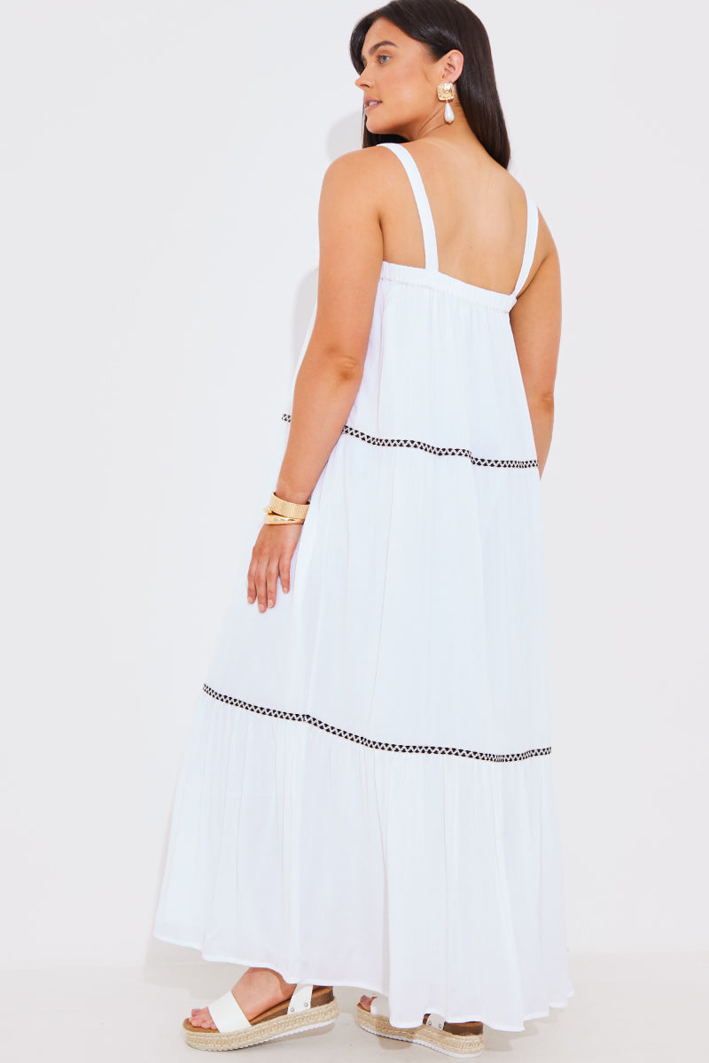 Embroidered Maxi Dress