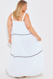 Embroidered Maxi Dress