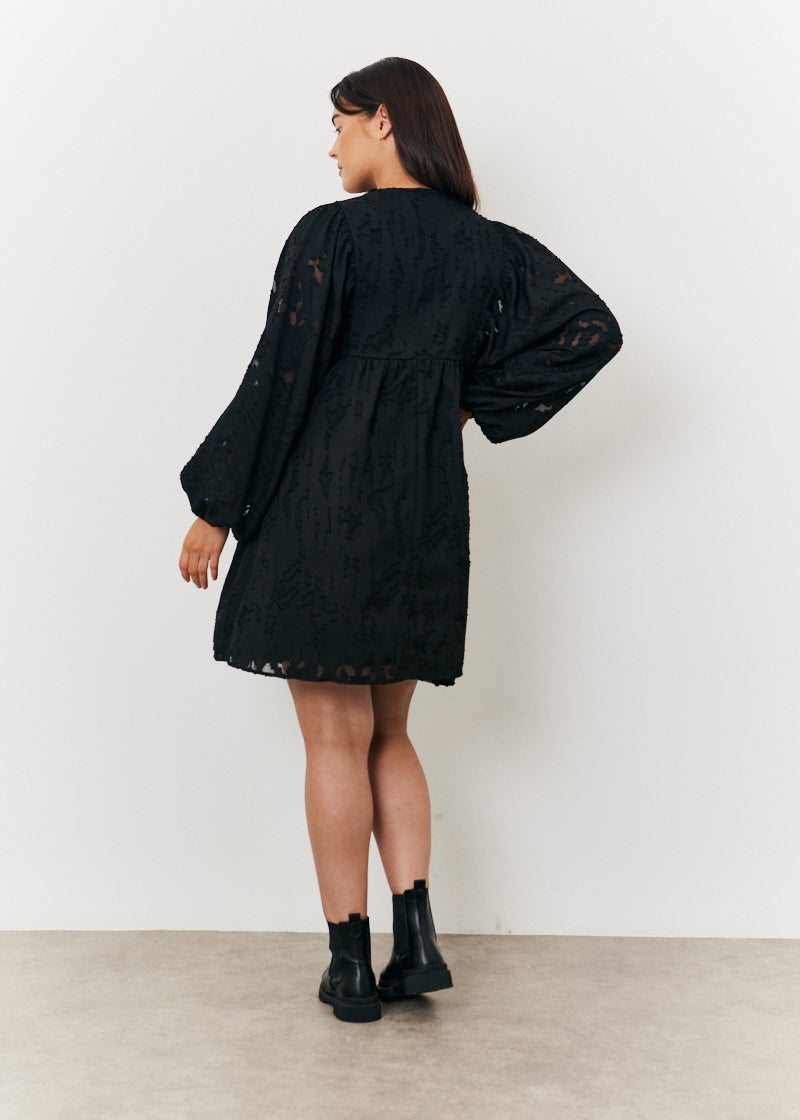 Maternity V Neck Smock Dress
