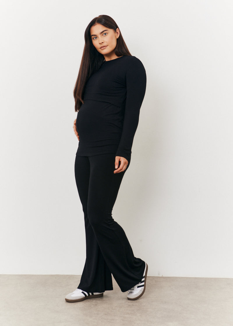 Maternity Cap Sleeve T Shirt