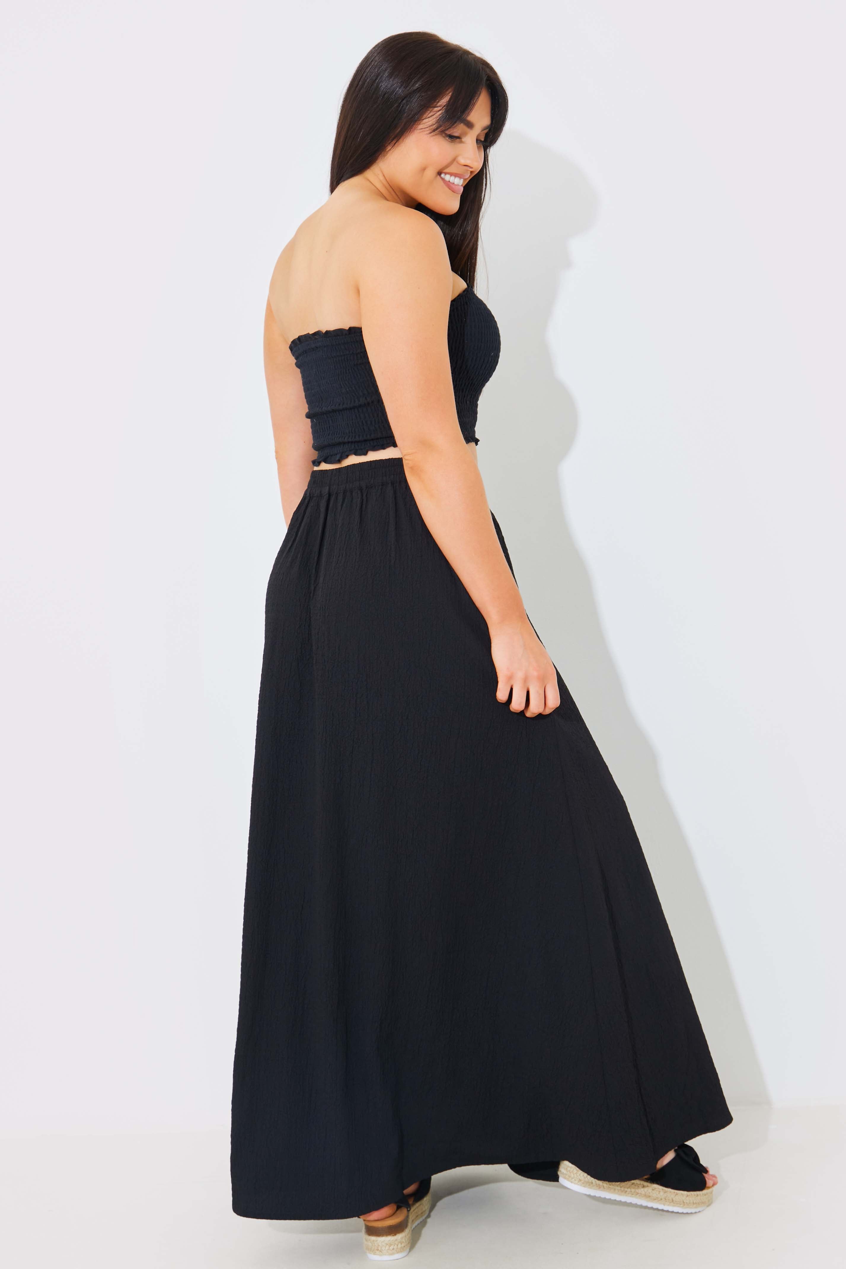 Woven Maxi Skirt