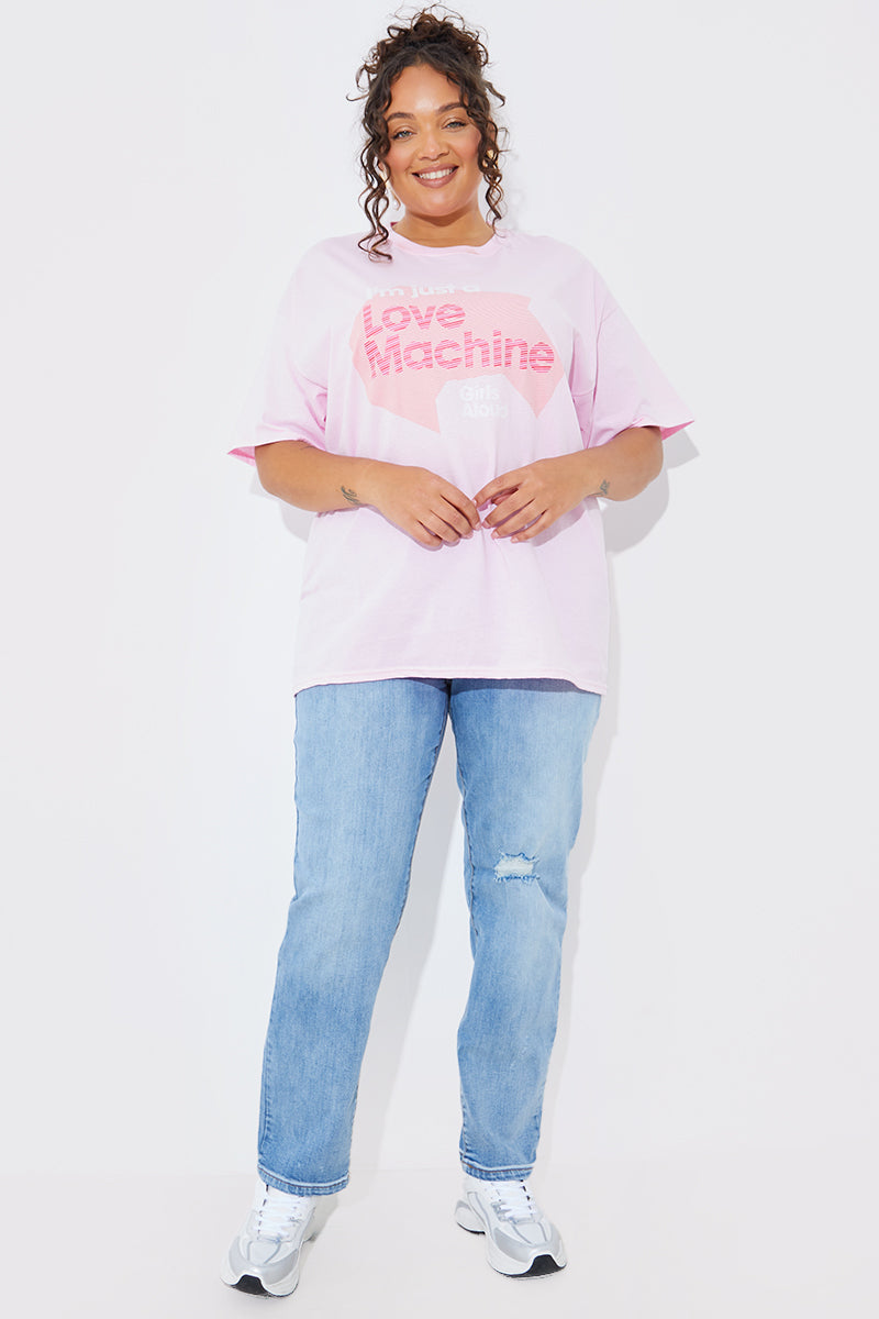 'I'm Just a Love Machine' Slogan T-Shirt