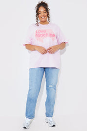 'I'm Just a Love Machine' Slogan T-Shirt