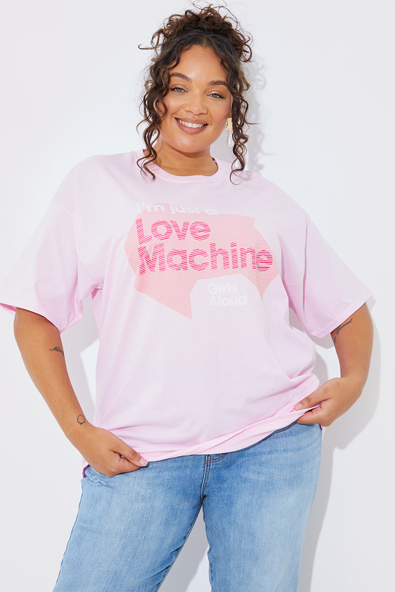 'I'm Just a Love Machine' Slogan T-Shirt