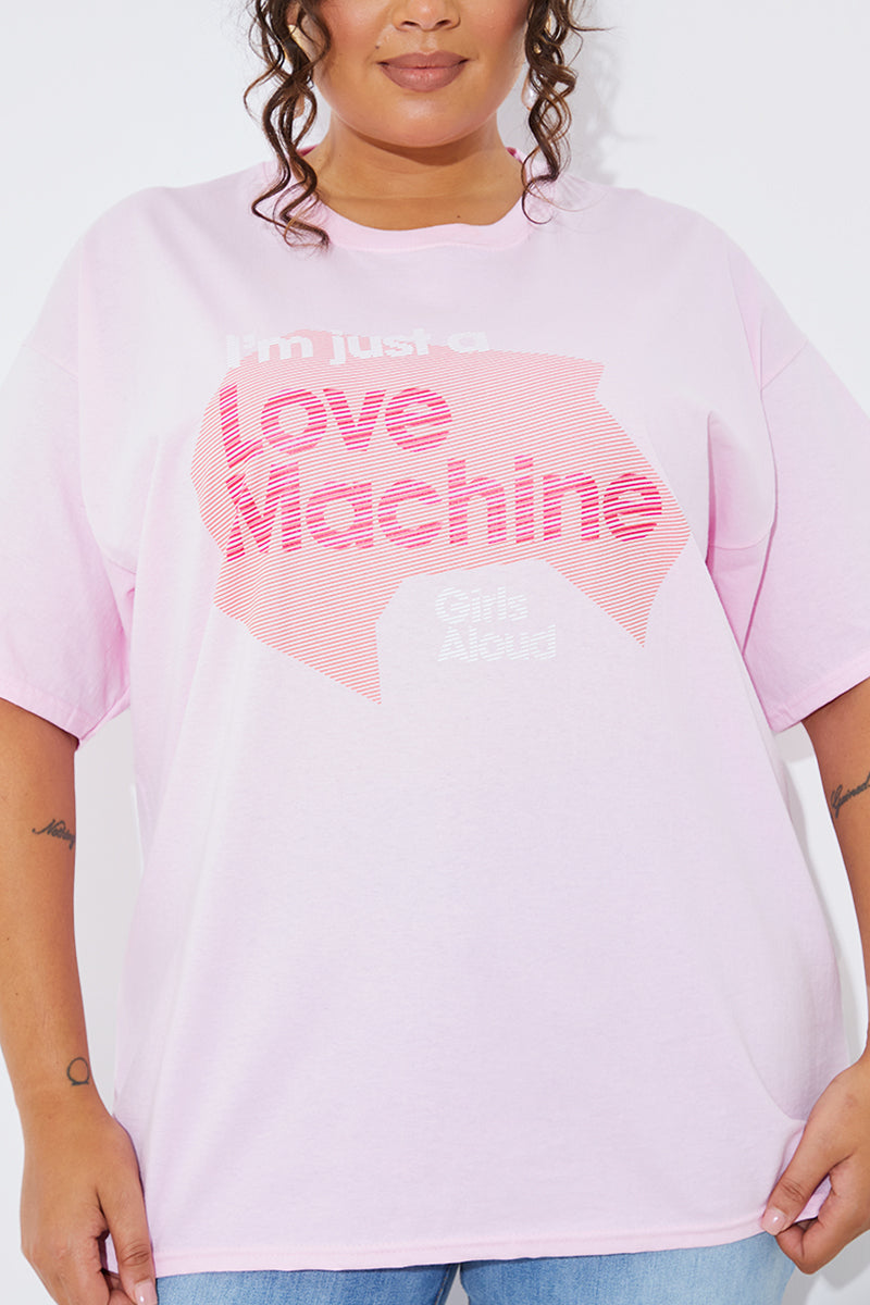 'I'm Just a Love Machine' Slogan T-Shirt