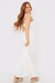 Woven Tiemaxi Skirt