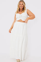 Woven Tiemaxi Skirt
