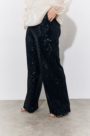 Sequin Wide Leg Trouser