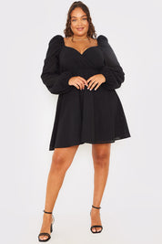 Broderie Cut Out Mini Dress