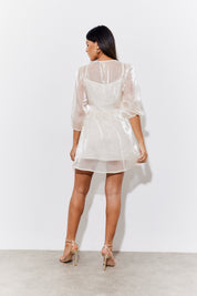 Organza Babydoll Mini Dress