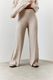 Wide Leg Knit Co-Ord Trouser