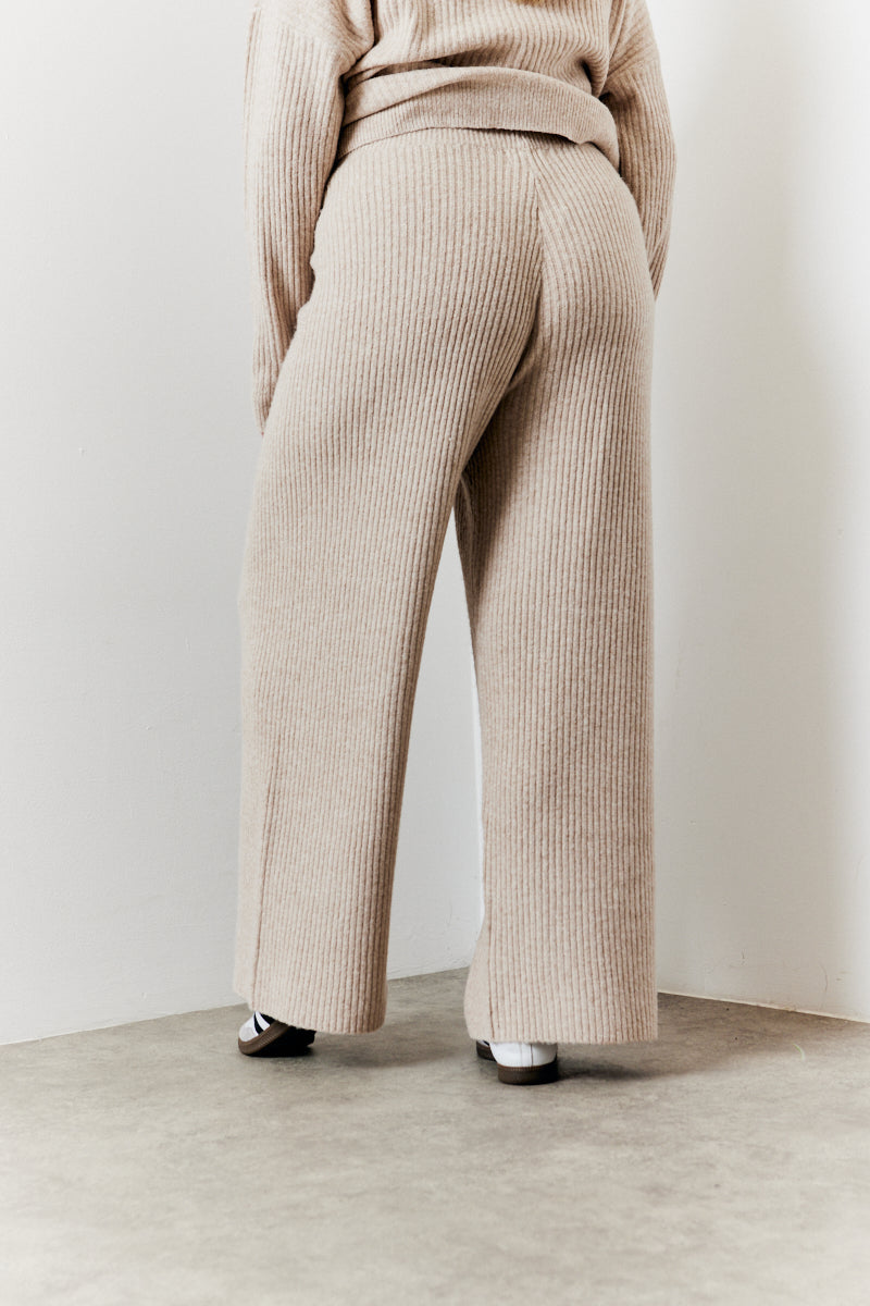 Wide Leg Knit Co-Ord Trouser