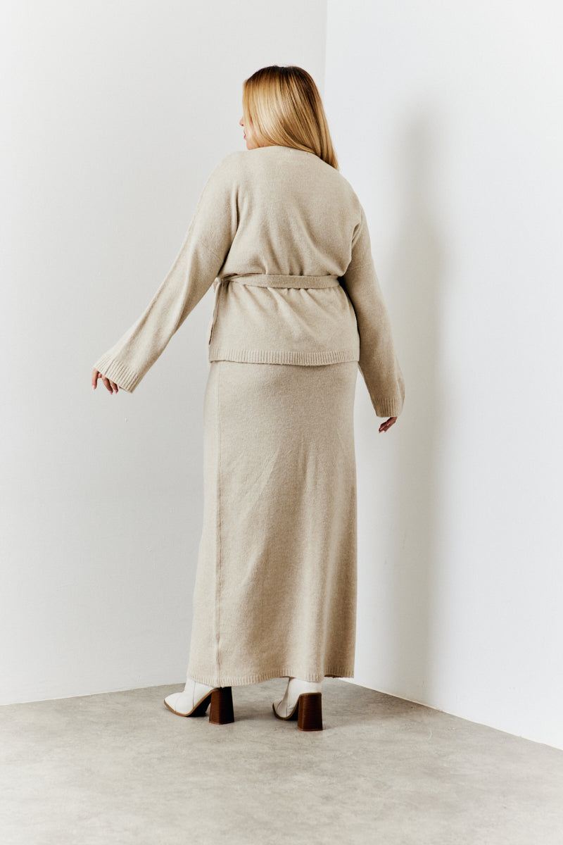 Wrap Knit Co-Ord Cardigan