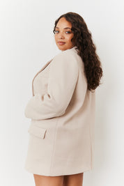 Double Pocket Wool Blazer