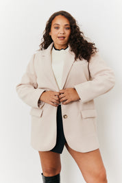 Double Pocket Wool Blazer