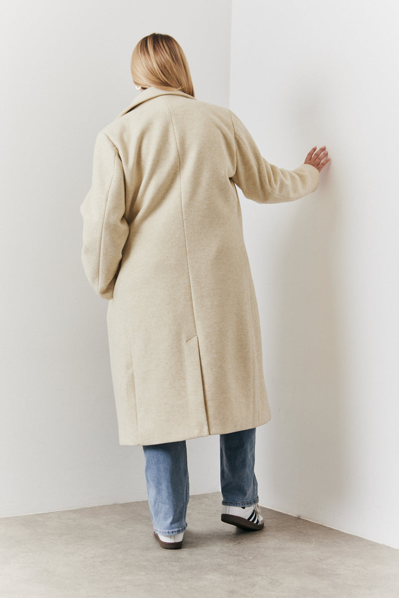 Longline Wool Duster Coat