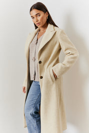 Longline Wool Duster Coat