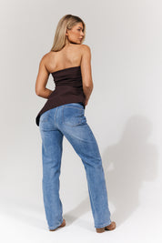 Asymmetrical Bandeau Top
