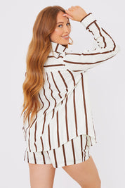 Stripe Linen Look Shirt