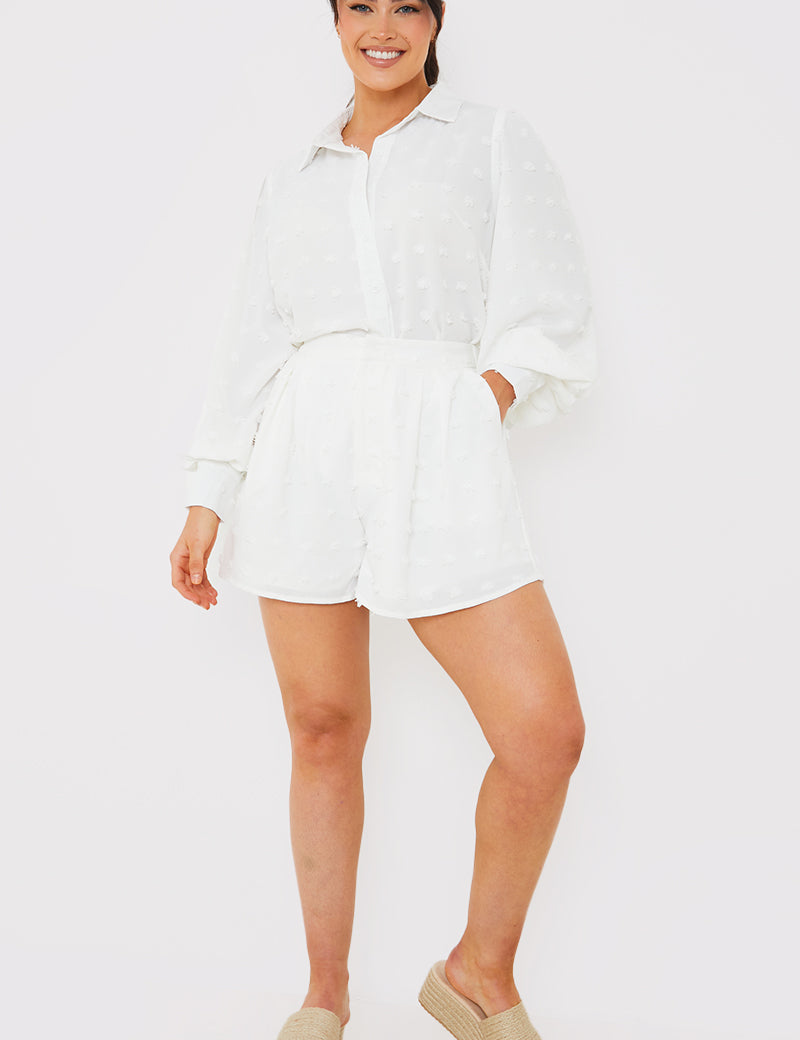 Textured Dobby Detail Shirt