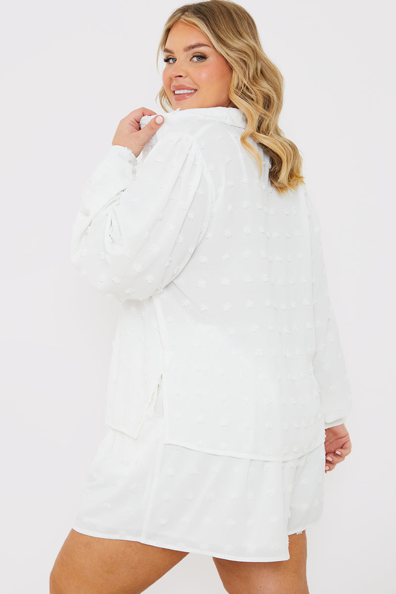 Textured Dobby Detail Shirt