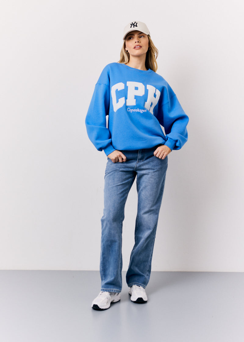 Blue Borg Graphic Sweater