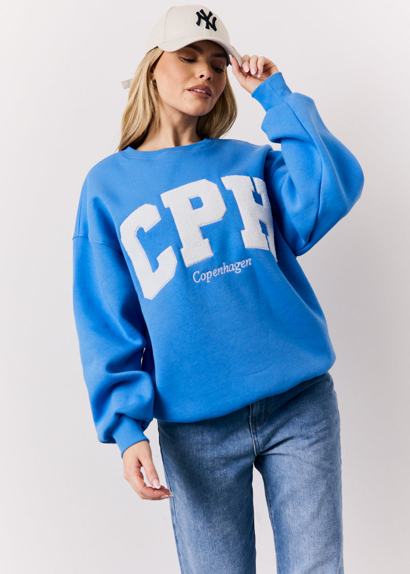 Blue Borg Graphic Sweater