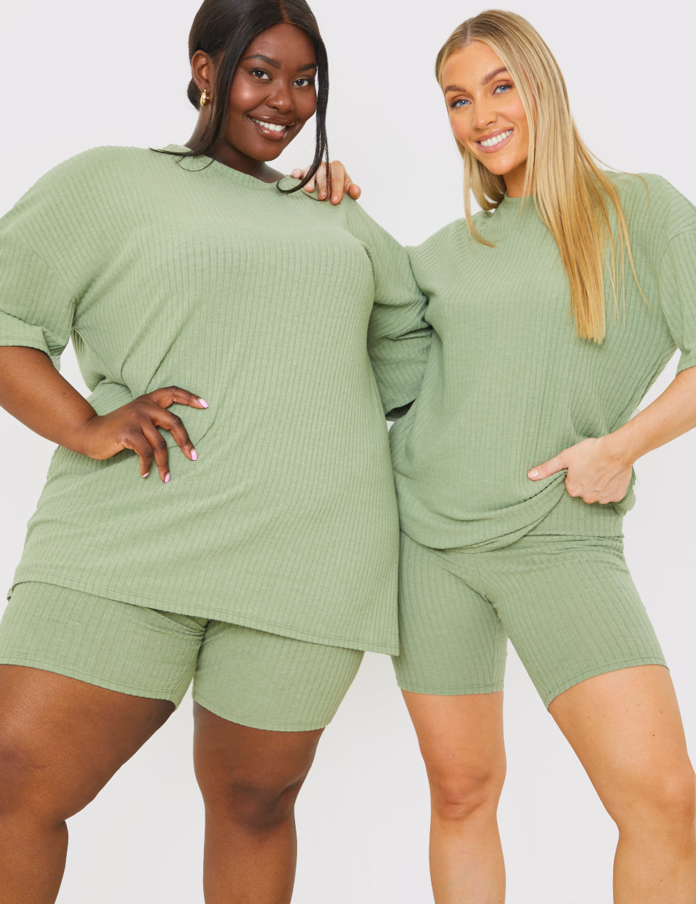 WIDE RIB CYCLE SHORTS