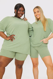 WIDE RIB CYCLE SHORTS