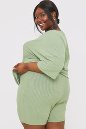 WIDE RIB CYCLE SHORTS