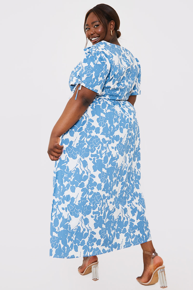 Floral Print Midi Skirt