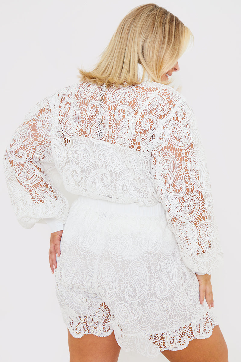 Lace Co-Ord Shorts