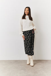 Wrap Midi Skirt